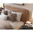 Modern Bed Frame with Rounded Corners and Headboard, Low Profile Platform-1467984864-1432739834