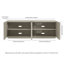 Tyler Rectangular TV Stand for TV's up to 78" in Alder-1253521175