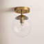 Sasheer Glass Semi Flush Mount-973820369