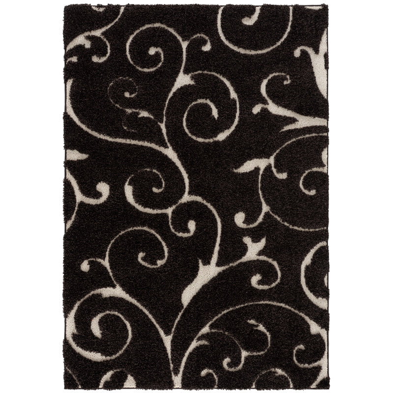 Tapis d'intérieur à motif floral à poils longs Florida, 2'-3" x 8'-0" Runner