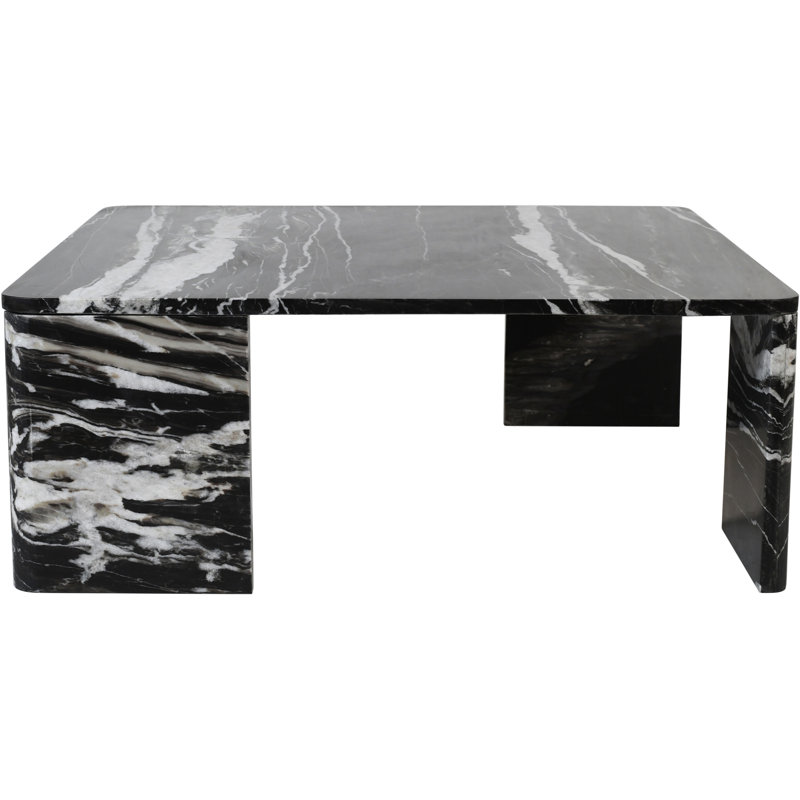 Table basse Livorno, Marbre noir