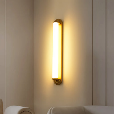 Applique murale linéaire moderne à 1 lumière à DEL 24 po Avenlo
