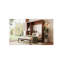 Lit escamotable double pleine grandeur avec armoire, blanc-1694253449