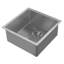 Ensemble d'évier de cuisine encastrable ou simple encastrable en acier inoxydable de calibre 16 Whitehaus-24752625