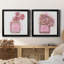 Golden Perfume I - ensemble de 2 reproductions d'art sur toile-1399995379-1399994894