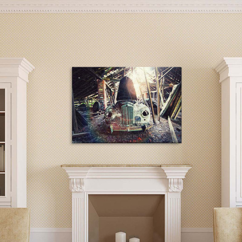 Barn - Wrapped Canvas Print Photographic Print, 100cm L x 150cm W x 4cm D, 3 Piece