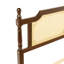 Grand lit à la mode avec détails, bois de pin, couleur noyer, assemblage simple de ton grand format moderne, facile-966644216