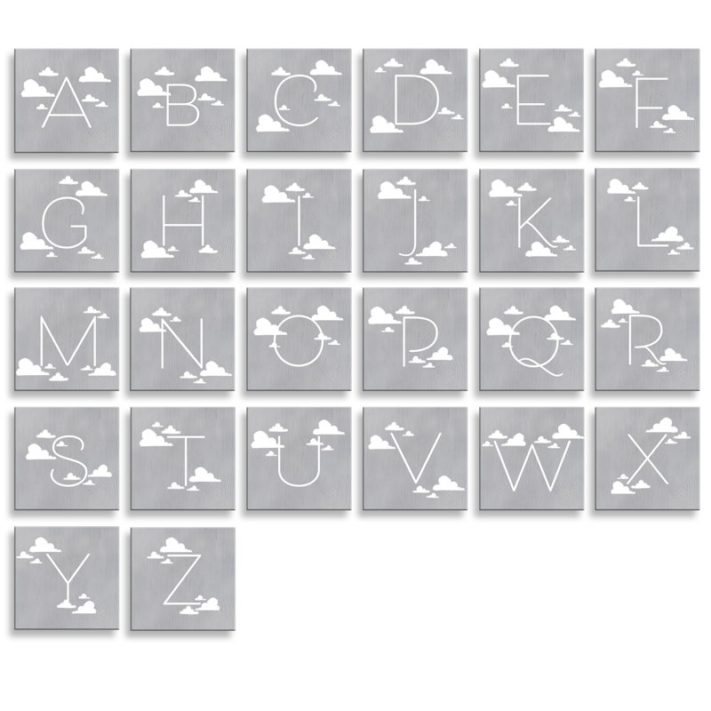 Ensemble de 3 pièces d'art sur toile, W