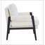 Fauteuil d'appoint rembourré en chenille de style Mid-Century avec sièges confortables et design élégant pour tout espace de vie-176772176