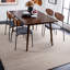 Tapis couleur pierre / gris en laine / coton tissé à la main Morano-1708380038