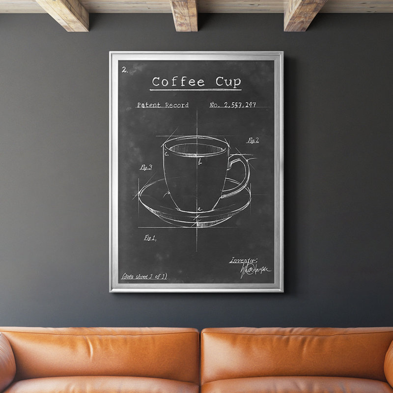 " Morning Routine II ", 42.5" H x 30.5" W x 1" D, Silver