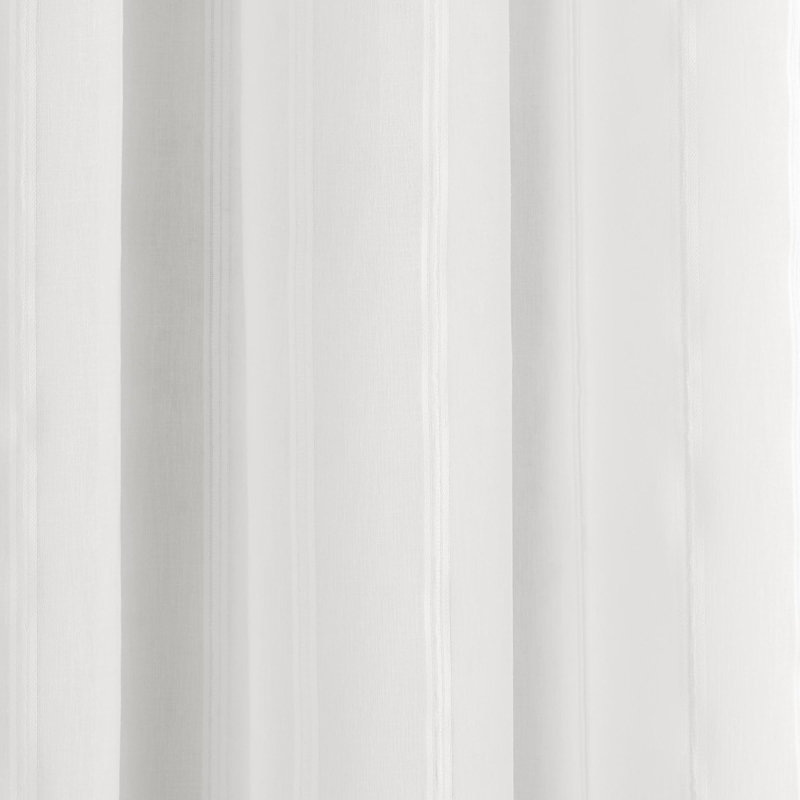 Smithsonian Eyelet Sheer Single Curtain, White, 350 W x 300 D cm