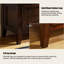 Banc rembourré brun-1355503556