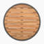 Table basse pour l'extérieur en corde de rotin et bois d'acacia-929815287