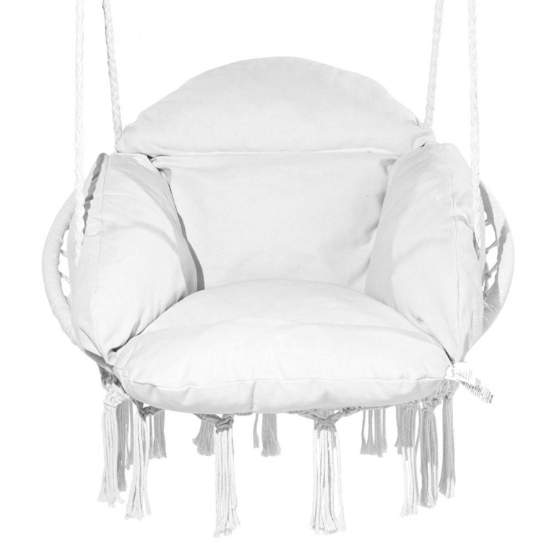 Chaise hamac avec coussin Macramé