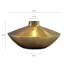 Silver Aluminium Table Vase, Flat Round Bottle-Neck Decorative Vase-440902976