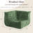 Bean Bag Chair, Memory Foam Bean Bag Chairs For Adults, Fireside Corner Chair Lazy Floor Corner Sofa For Living Room, Bedroom, Dorm, Office-1565244914