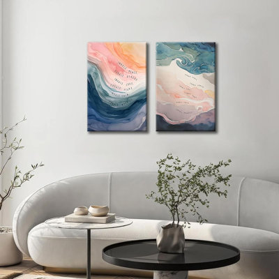 2 Piece Wrapped Canvas Print