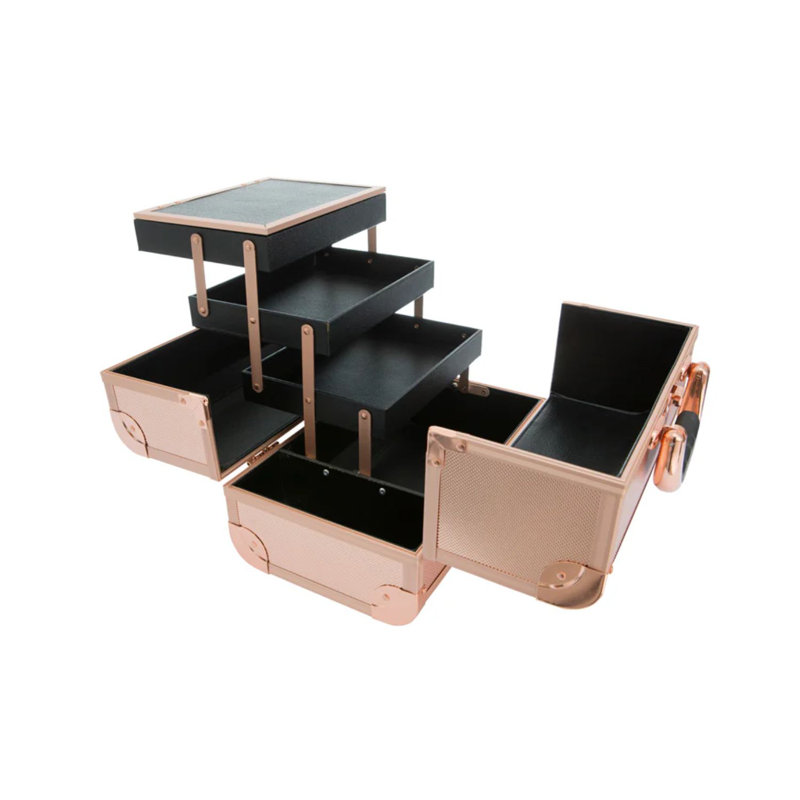 Mini trousse de voyage SlayCase, Or rose bling