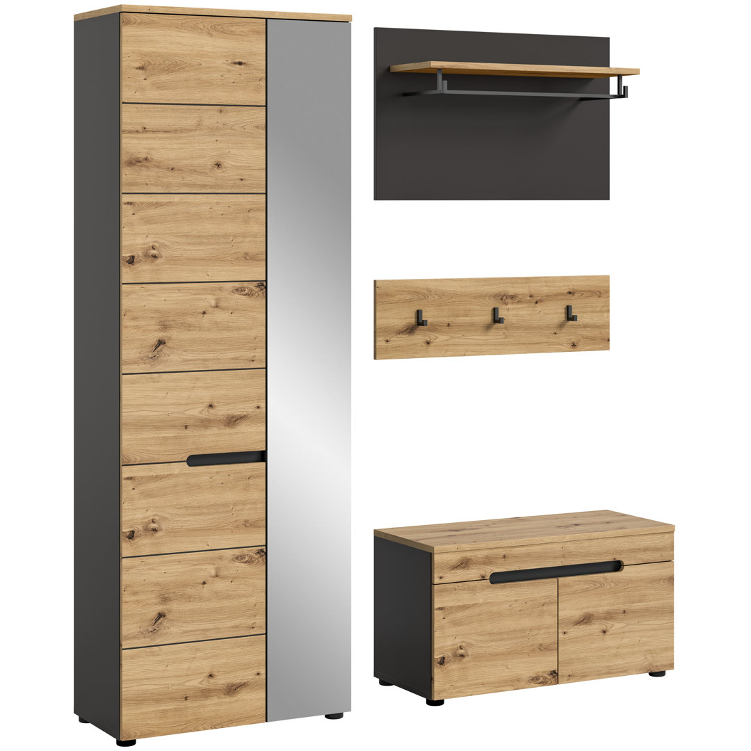 4-tlg. Garderobe-Set Chertsey