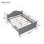 Lit plateforme en bois avec tête et pied de lit-1347626654-1347626644