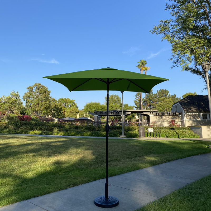 Parasol de marché carré 77,95 po Romeshia, Vert lime