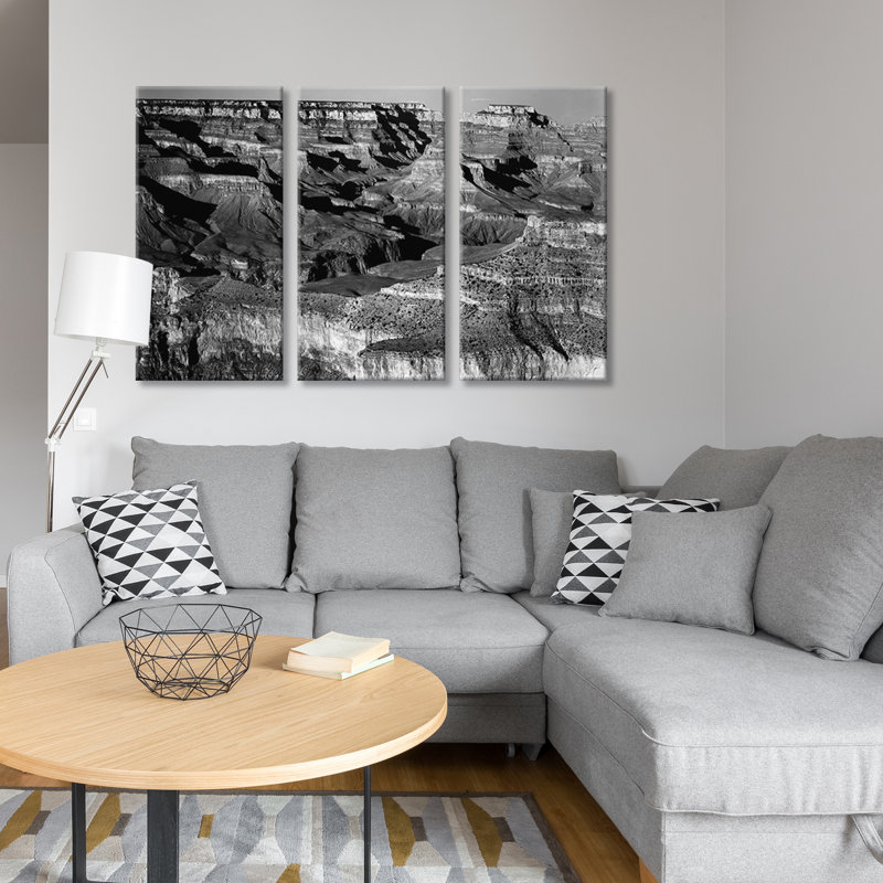 Grand Canyon National Park " Grand Canyon National Park XVI " by Ansel Adams, 12" H x 18" W x 1.5" D
