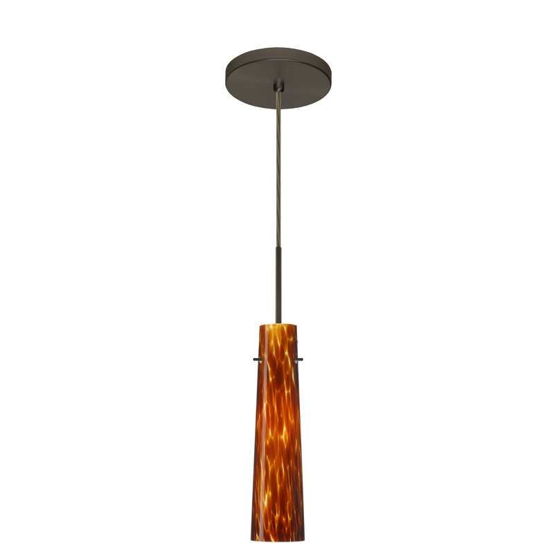 Marquette 1 - Light Single Pendant, Bronze, Carrera, Incandescent or Xenon