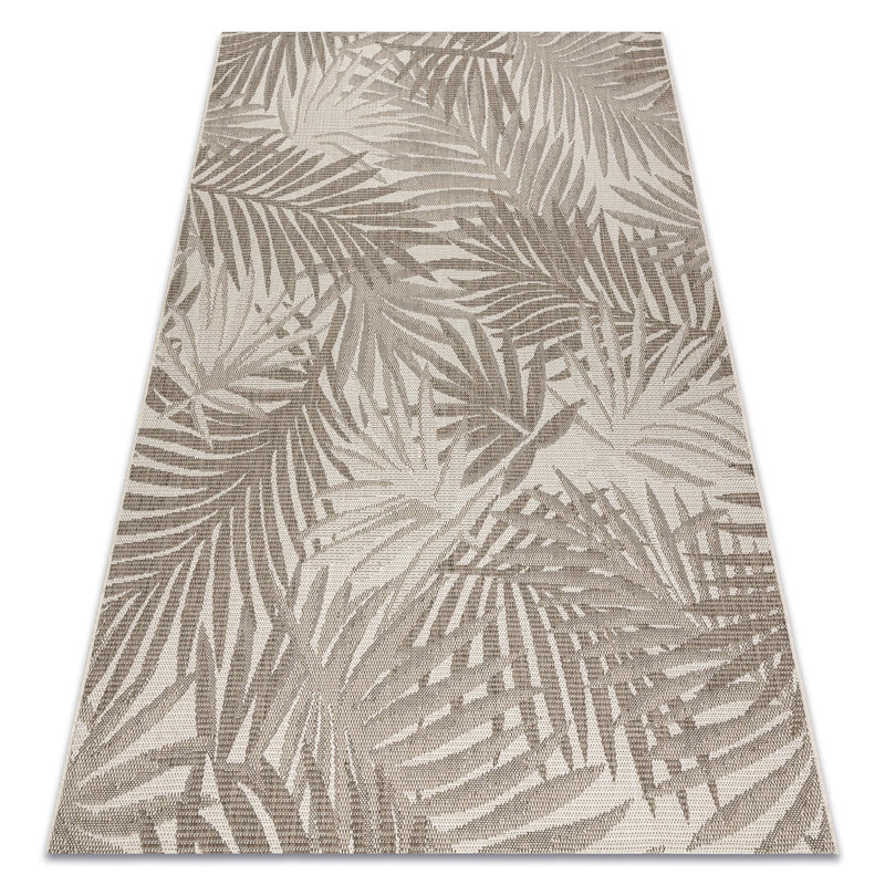 Eastborough Floral Indoor / Outdoor Area Rug, Rectangle 60 x 110cm