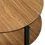Table basse à finition ouverte noyer 1pc