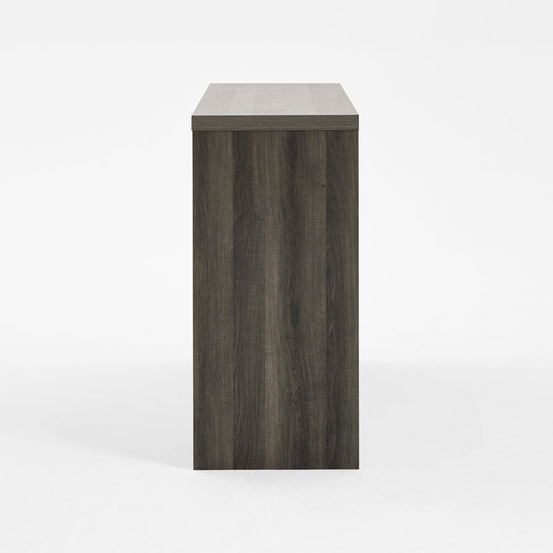 Arianna 34'' Sideboard with 3 Drawers, Midnight Oak