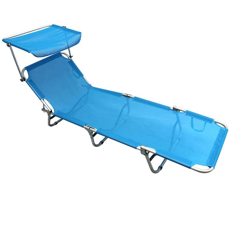 Azeezah 190cm Long Single Chaise, Azure