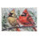«Two Cardinals Perché Winter Trees Floater», art mural par Sara G. Designs