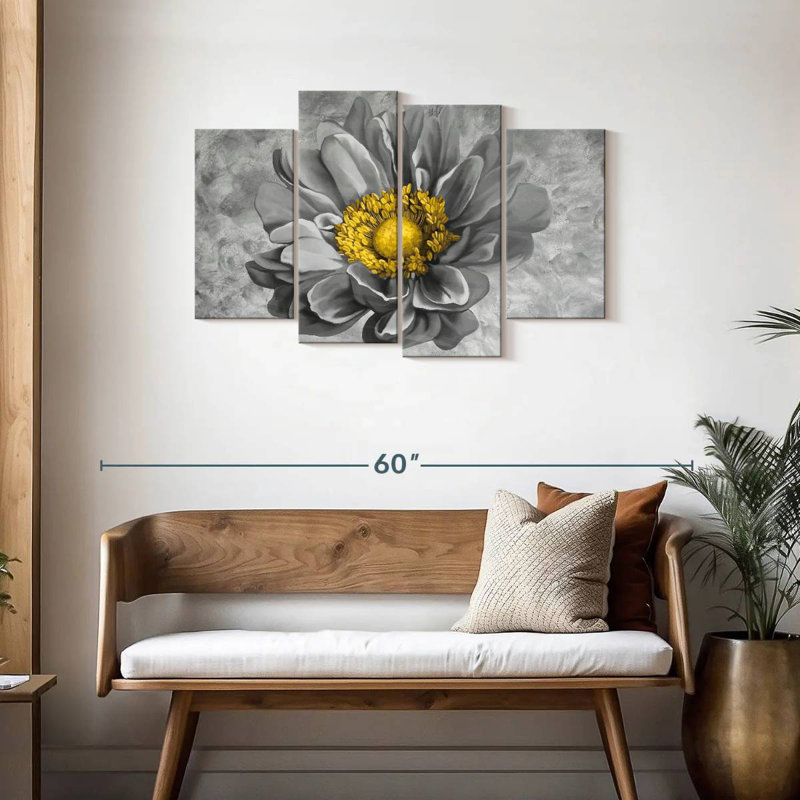 Harnek Mona Lisa Flower, 27" H x 43" W