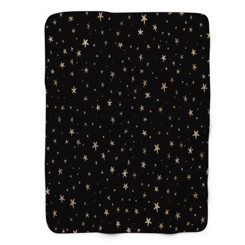 Starry Panorama - couverture de qualité supérieure 1 pièce, Lit simple