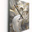 Horloge murale Fractal Whirl In Retro Gold and White I - Fractals-99634236