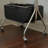 Stainless Steel Coat Rack Leather Basket-952486255