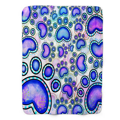 Motif Groovy - 1 pièce Sherpa Premium