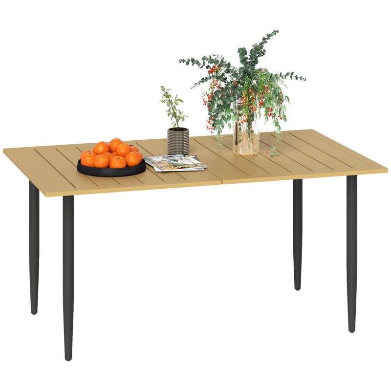 Rectangular 6 - Person 150Cm L Outdoor Table