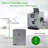 NutriChef 33 Lb. Daily Production Cube Clear Ice Portable Ice Maker