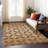 Machine Washable Indoor/Outdoor Lockway ACN2423 Geometric Rug-727041412