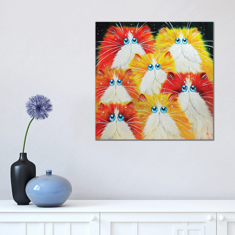 Gingerama by Kim Haskins - Wrapped Canvas Print, 45.72 cm H x 45.72 cm W x 3.175 cm D