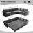 118" L-Shaped Sofa Couch With Pull-Out Bed,Oversize Convertible Sleeper Sofa With Nailhead Trim & Rolled Arm,Chenille Upholstered Sectional Couches, For Living Room, Apartment, Office,Light Grey-902147112