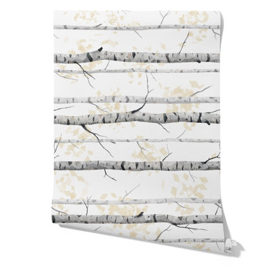 Cestaric Birchwood Wallpaper