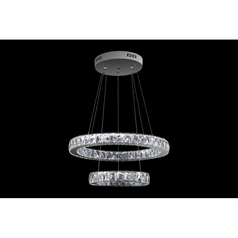 Polk 1 - Light Crystal LED Chandelier