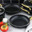 Batterie de cuisine antiadhésive en aluminium 12 pièces