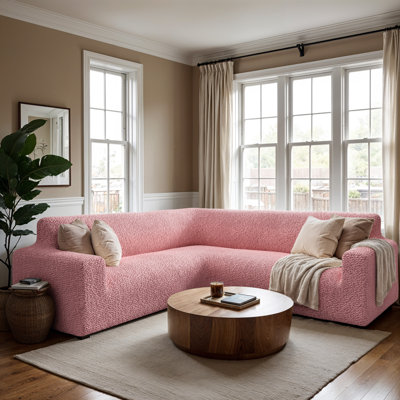 Stretchy Slipcover for Corner Sofa - Easy to Clean & Durable - Comfort Collection 