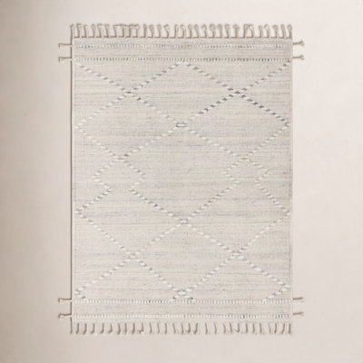 Hanna Ivory Hand-Knotted Wool Rug