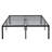 Heavy Duty Queen Size Black Metal Bed Frame, Quick Setup Process, Silent Operation, 1000 - Pound Load Resistance, Firm Steel Slats For Mattress, Under Storage Area, Leg Holes Connection Rapid-1483169232