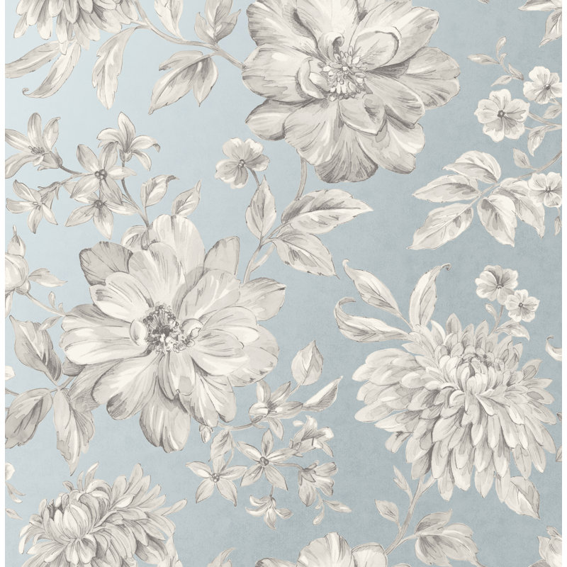 Cumberland 10m x 52cm Semi-Gloss Wallpaper Roll, Blue